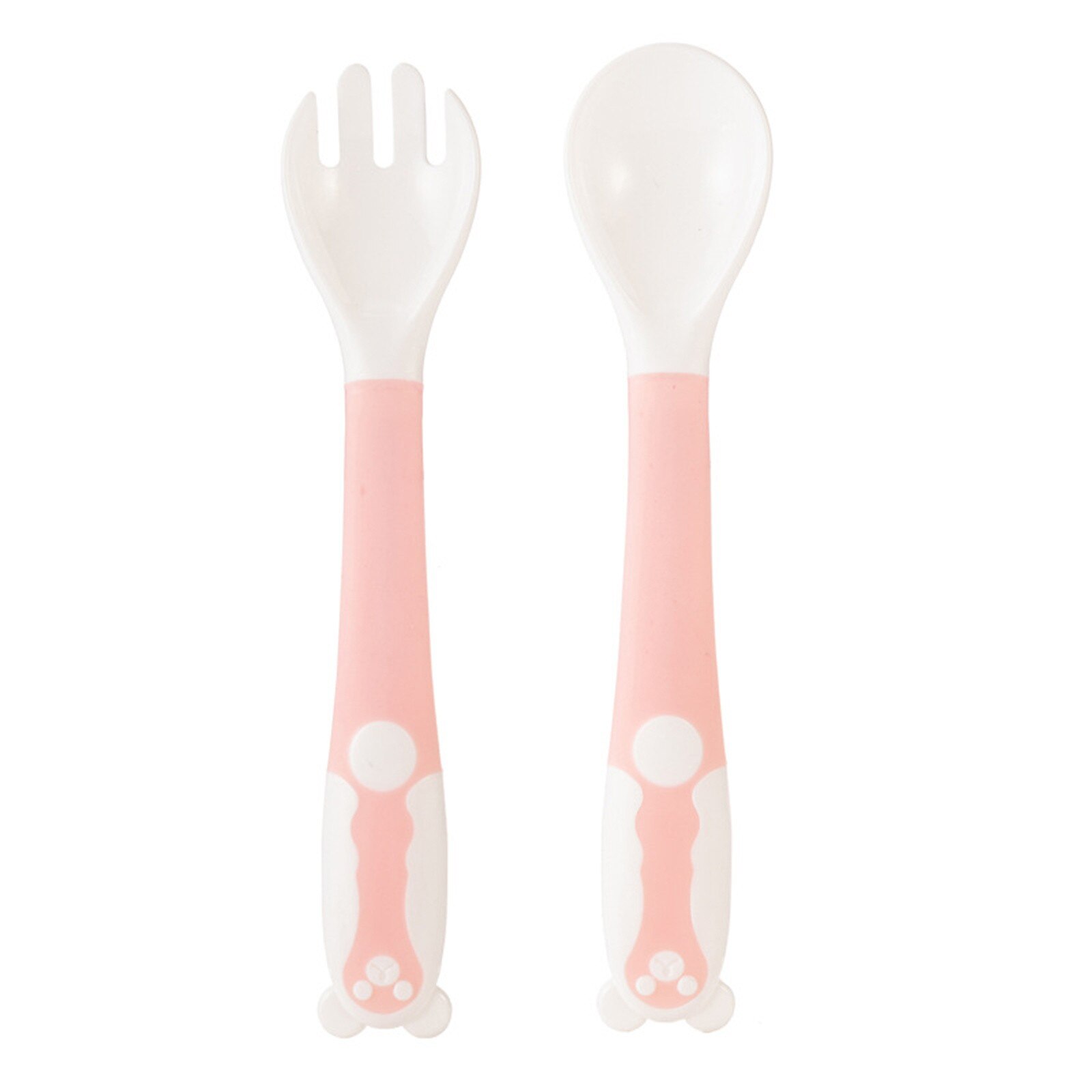 Portable Bendable Baby Spoon Fork Feeding Set Freely Curved Children's Twisting Spoon Feeding Accessories Tableware Children's: F