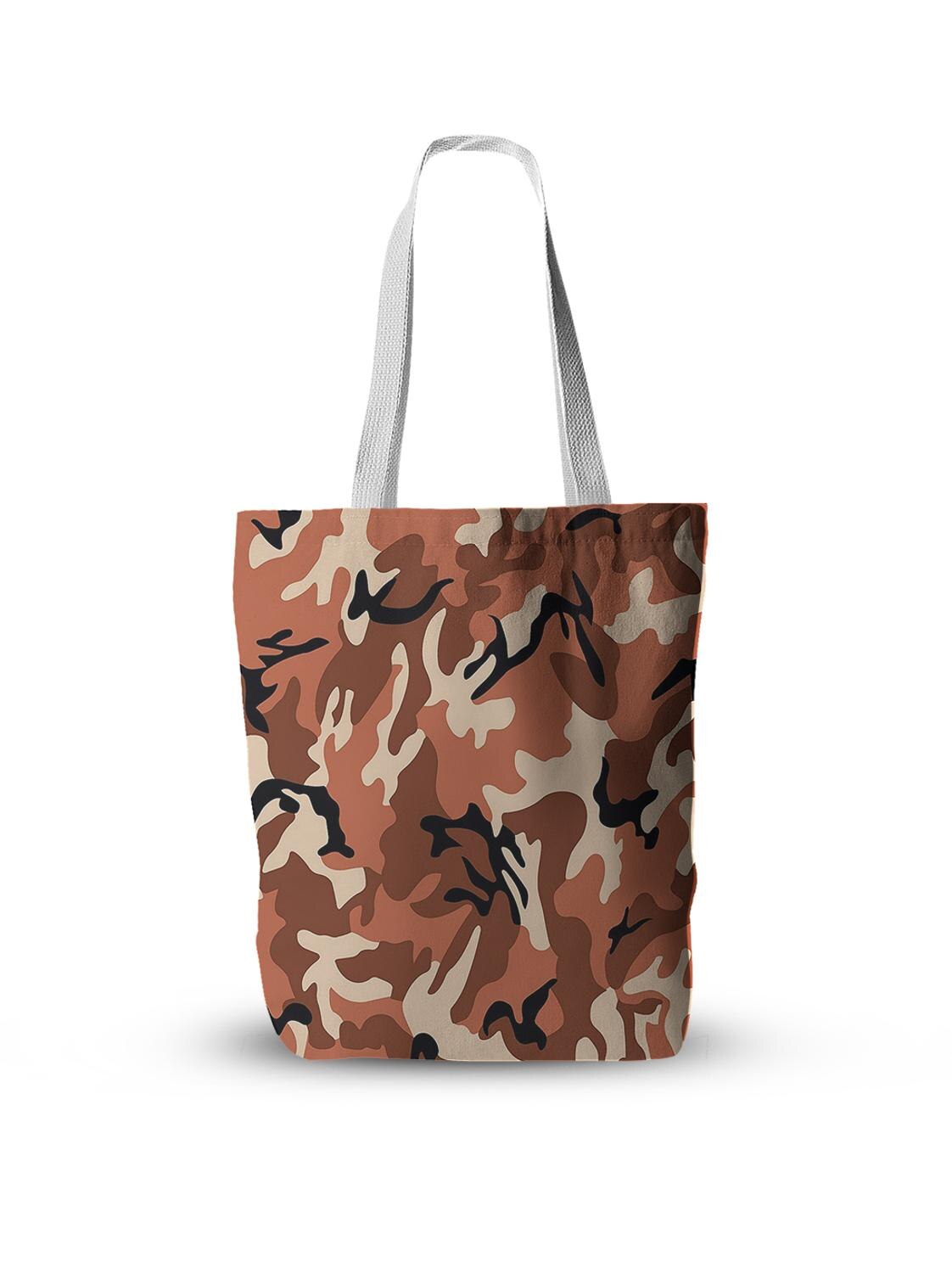 Serie de camuflaje bolso de lona plegable, bolso de compras de gran capacidad, multifunción, de gran: style2