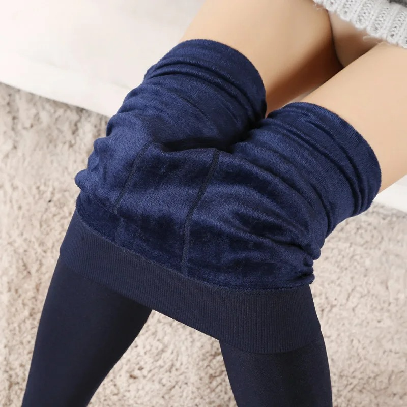 Velet Verdikking Leggings Voor Vrouwen Dikke Warme Kous Legging Houtskool Fleece Elastische Broek Winter Warm Leggings