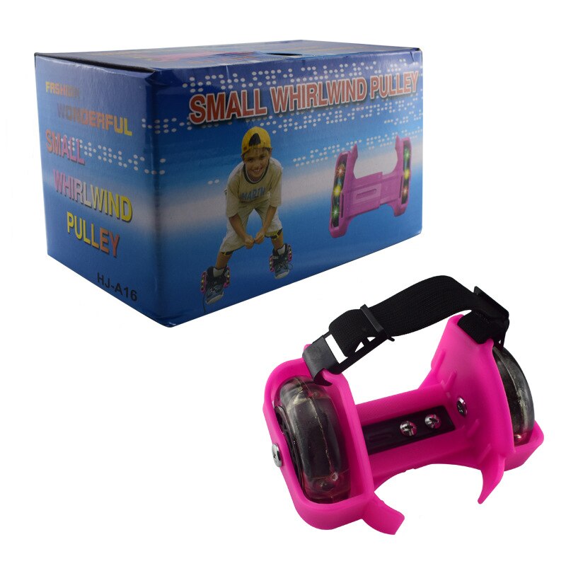 Colorido intermitente de torbellino polea Flash ruedas tacón rodillo ajustable patines simples zapatos de patinaje para niños patines