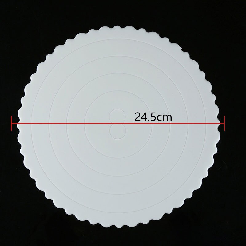 1PC 4/6/8/10inch Cake Boards Reusable Dessert Tray Plastic Cake Base Wedding Round Square Birthday Party: 09