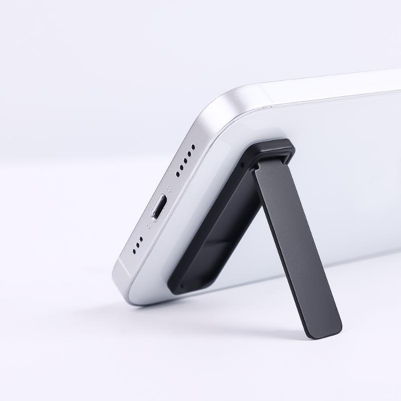 Ultra cienki mini metalowy składany uchwyt na telefon komórkowy stojak ze stopu niewidoczny przenośny uchwyt na telefon stojak na telefon stacjonarny