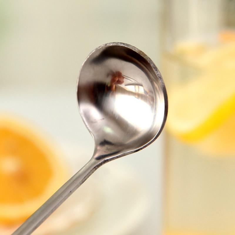 Durable Stirring Spoon Stainless Steel Long Handle Mixing Spoon Cocktail Shaker Spoon Ice Cream Tool Kitchen Accessories