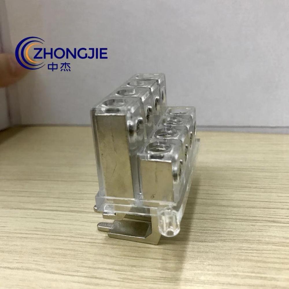 Automotive power amplifier terminal post power junction base connector