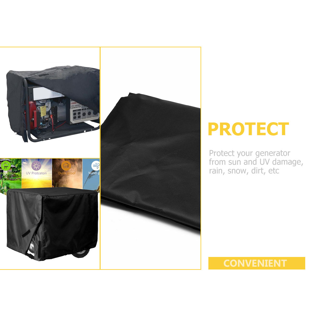 Weerbestendige generatorafdekking Schildbeschermingsaccessoire Grote kleine airconditioner Uv-bestendige afdekking voor elektrische generatoren
