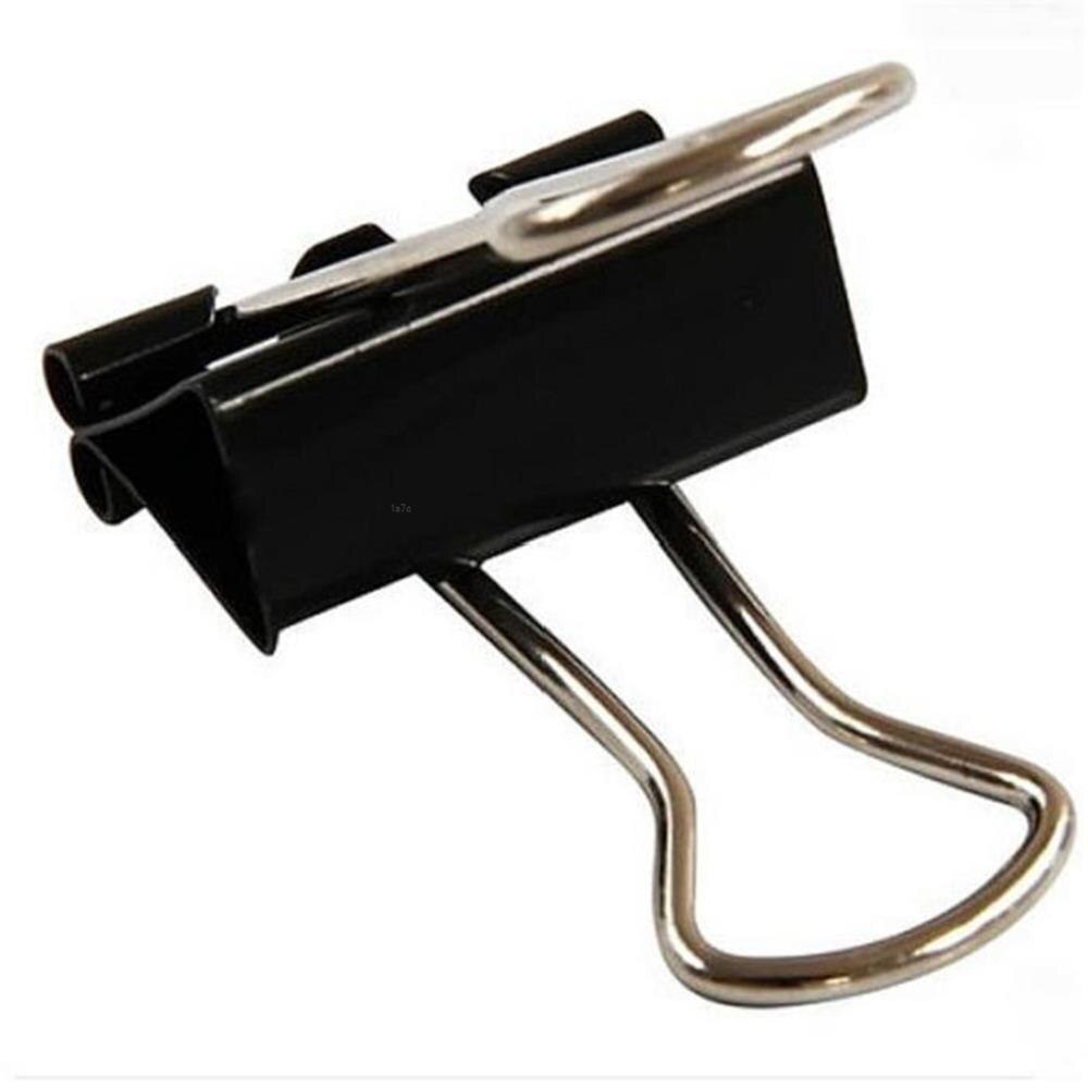 Clips de Metal de cabeza grande para encuadernación, conjunto de combinación de suministros de oficina, carpeta multifunción de papelería delicada, 12 unids/caja