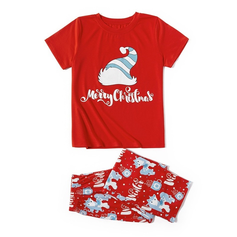 Familietøj julepyjamas familie børn voksen familie pyjamas sæt stribet nattøj nattøj kostume baby romper pyjamas
