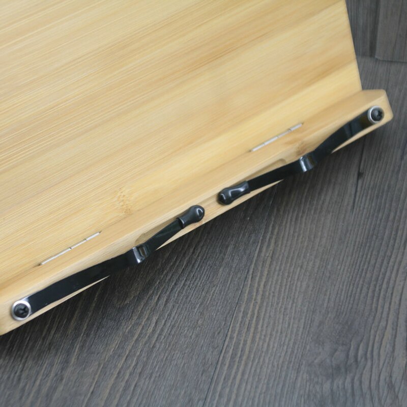 Descanso para livros ajustável, tablet, em madeira, suporte dobrável para livros, cookbook, tablet, suporte de estante, estante, material de escritório