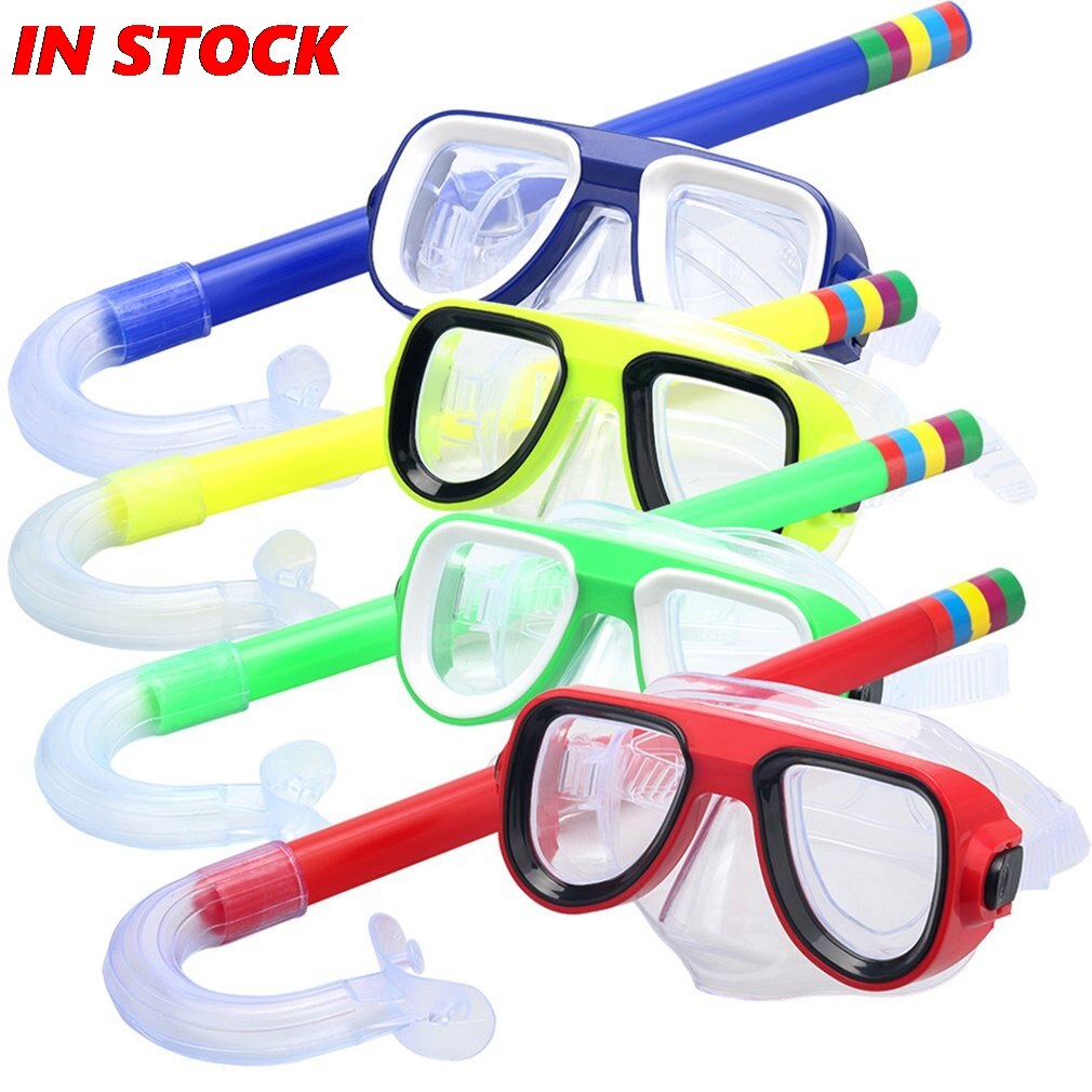 Grote Frame Kinderen Zwembril Beademingsbuis Anti-Fog Uv Kinderen Zwembril Voor Kinderen Neutraal