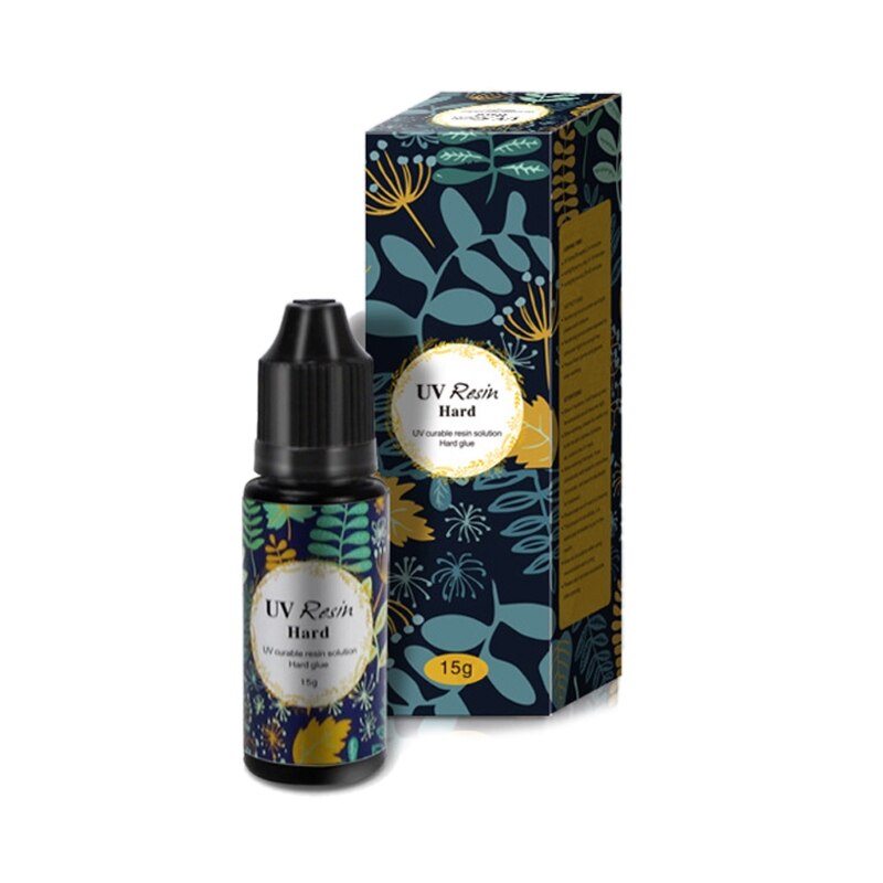 Hard Type UV Resin Ultraviolet Curing Resin Sunlight Activated Resin Art Crafts D08F: Light Green