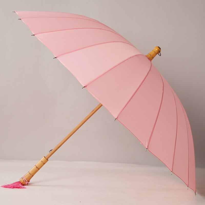 Sunshade White Simple Patio Umbrella Academy Handle Women Beach Umbrella Garden Cute Sombrilla Playa Household Products BJ50YS: style 5