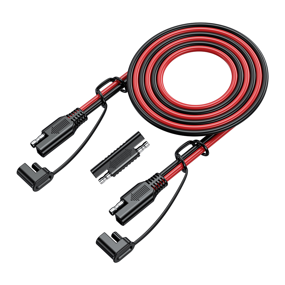 Batterie Ladekabel SAE Zu SAE 12V-36V Auto Verlängerung Kabel 16AWG Auto Batterie Solar- Kabel staubdicht Stecker Draht Anschluss Kabel