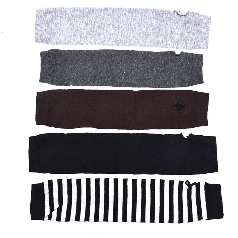 Gebreide lange vingerloze wanten handschoen armwarmer want unisex gehaakte halve vinger lange handschoenen