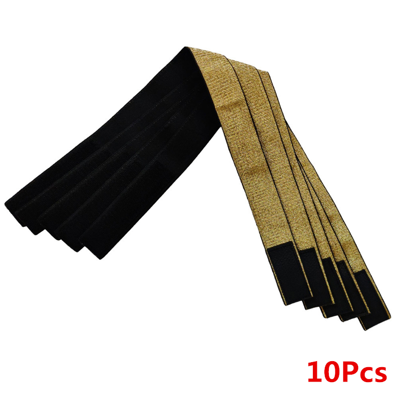 1/5/10pcs Elastic Band for Wig Edges Wrap Wig Band Lace Melting Band to Lay Edges Baby Hair Edge Adjustable Wig Melt Bands: WHITE