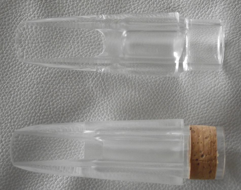 Bb Soprano Clarinet mouthpiece +Eb Alto sax mouthpiece
