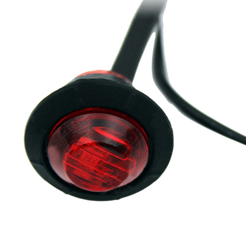 Luces marcadoras de coche remolque Mini botón LED impermeable Super brillante larga vida útil