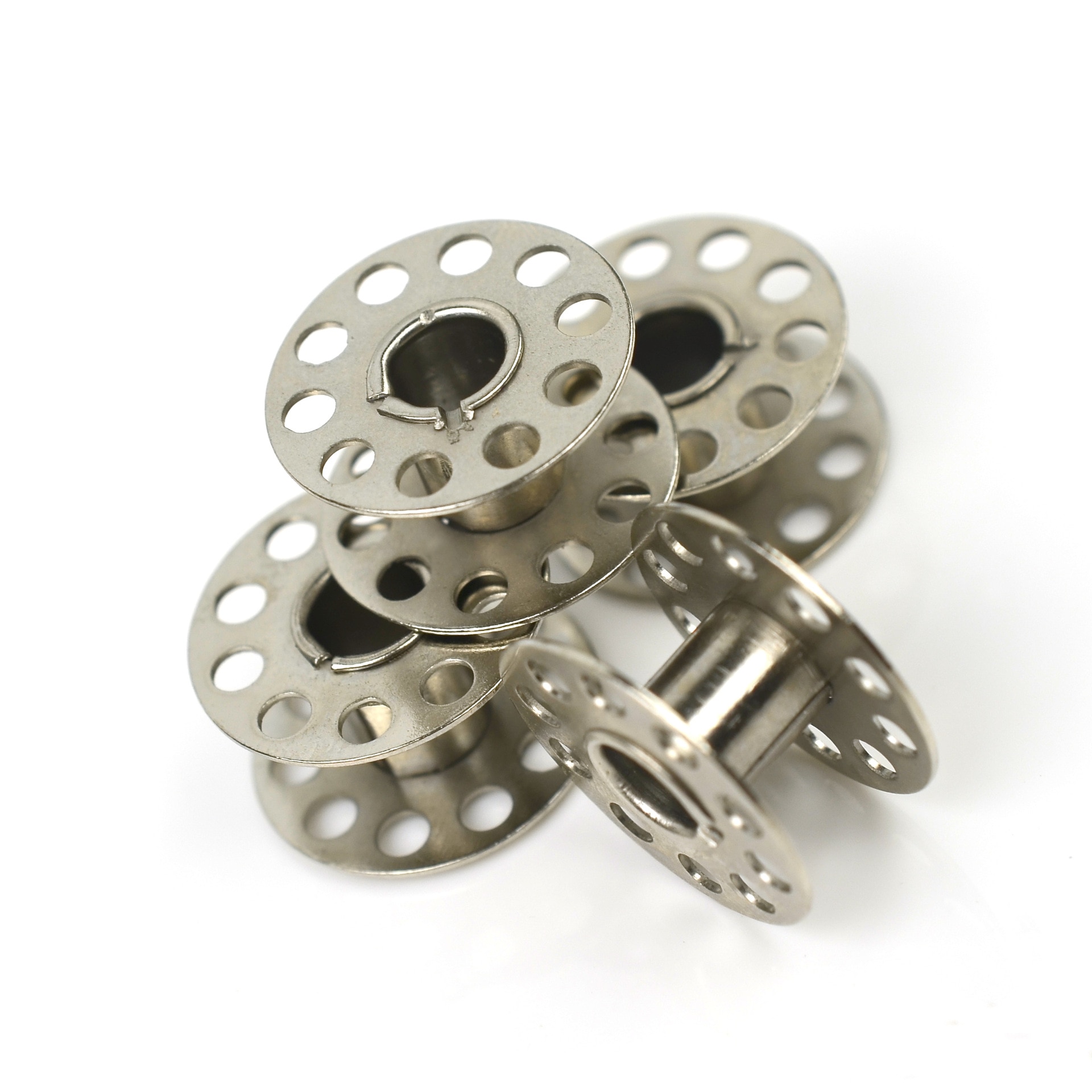 N/A 25 Stück 20 mm Universal Nähmaschinen-Metallspulen