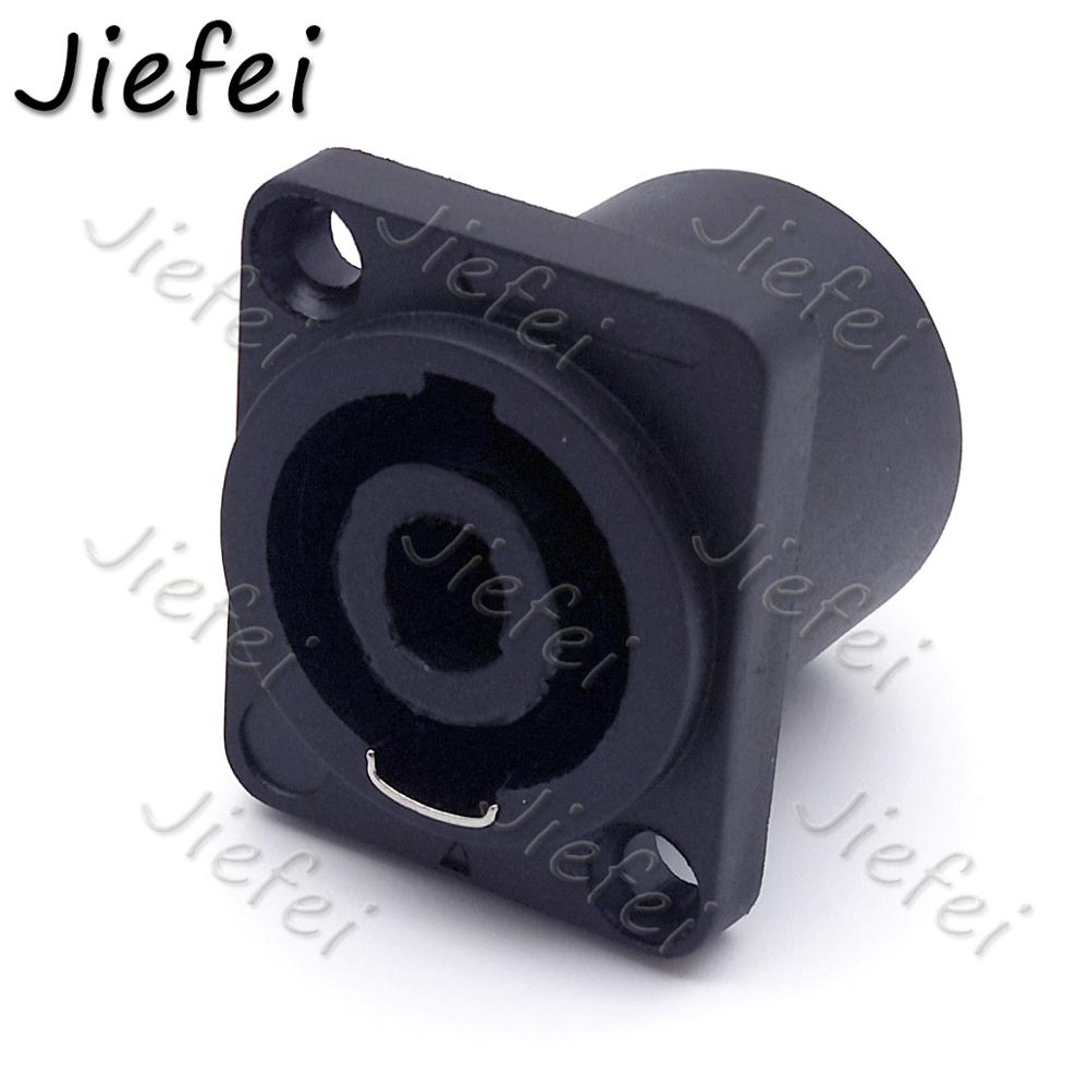 20pcs 4 Pin Speakon Panel Mount 4 Poles Powercon Female Jack Socket Connector Power Connector Chassis 4 Pin Powercon