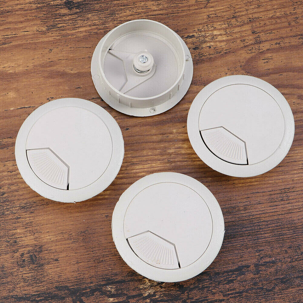 20Pcs Plastic Computer Bureau Tafel Grommet Kabel Poort Draad Gat Cover 50Mm Draad Opbergrek meubels Hardware