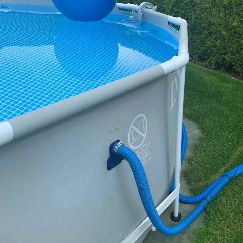 Soporte de tubo para piscina, abrazadera de manguera con brida de Cable, 30-37mm, 32mm, 38mm, 1 unidad