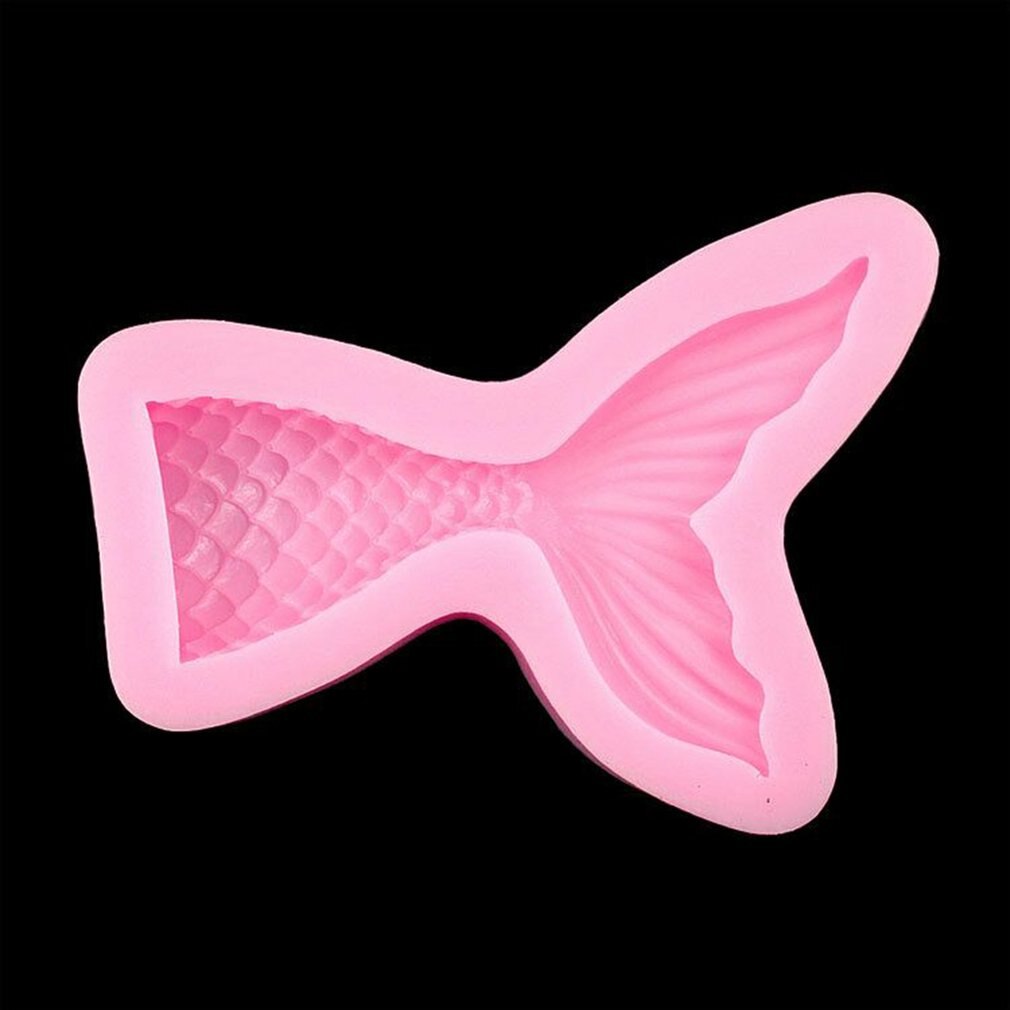 DIY Mermaid Tail Silicone Mold Fondant Cake Mold Cupcake Decorating Tools Kitchen Baking Gum Paste Chocolate Candy Molds