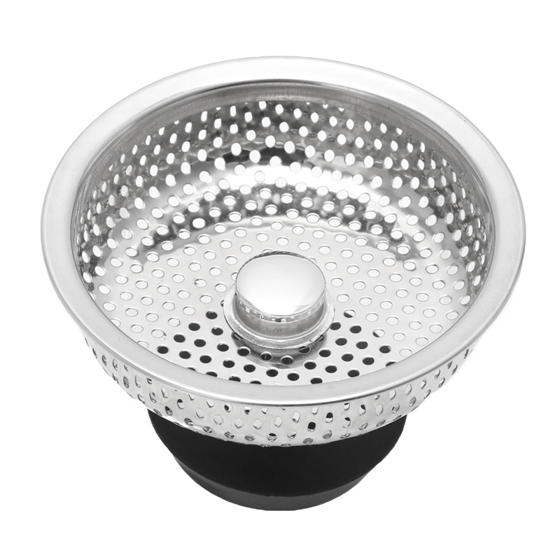 Mesh køkken i rustfrit stål vask si affaldsprop afløbsprop filter mar 28