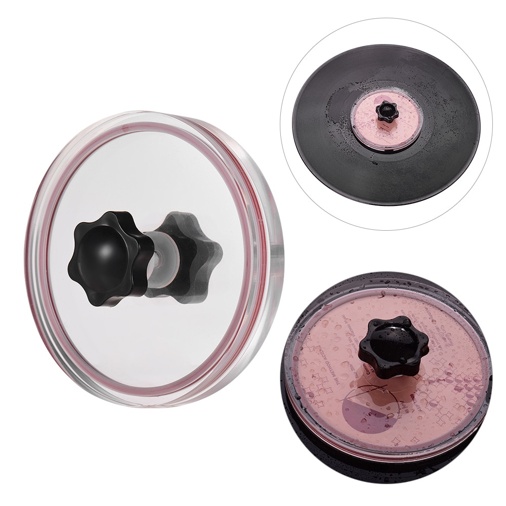 LP Vinyl Record Cleaner Clamp Vinyl Record Lable Saver Protector Waterproof Acrylic Clean Tool Accessories