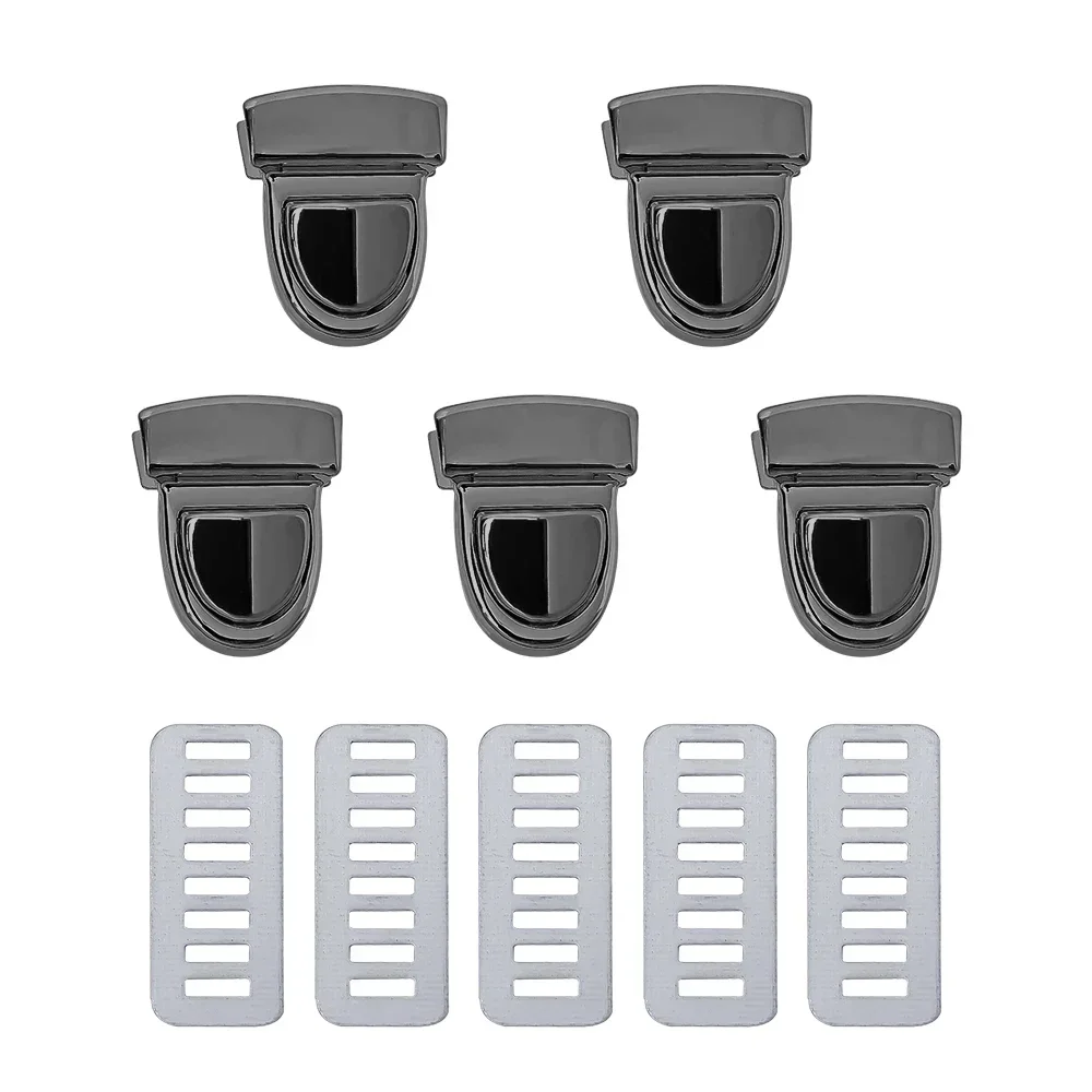 5/20 szt. Metalowe Zamki Zatrzaskowe robić Torebek, Klamry robić Torebek na Ramię, Portmonetek, Torb, Zapięcia, Zatrzaski DIY, Akcesoria robić Torebek Rękodzielniczych: 3/8" / Jasny Złoty