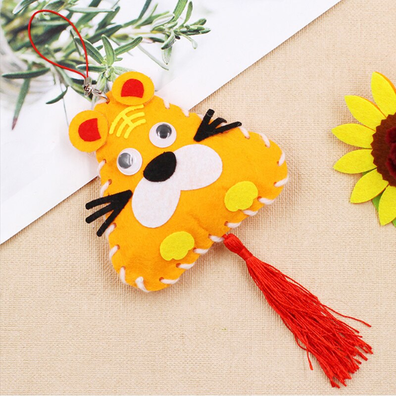 Sz Stoom Kinderen Handgemaakte Non-Woven Zakje Kid Ambachtelijke Speelgoed Diy Materialen Pakket Kleuterschool Diy Zakjes Hangen Decoratie Speelgoed