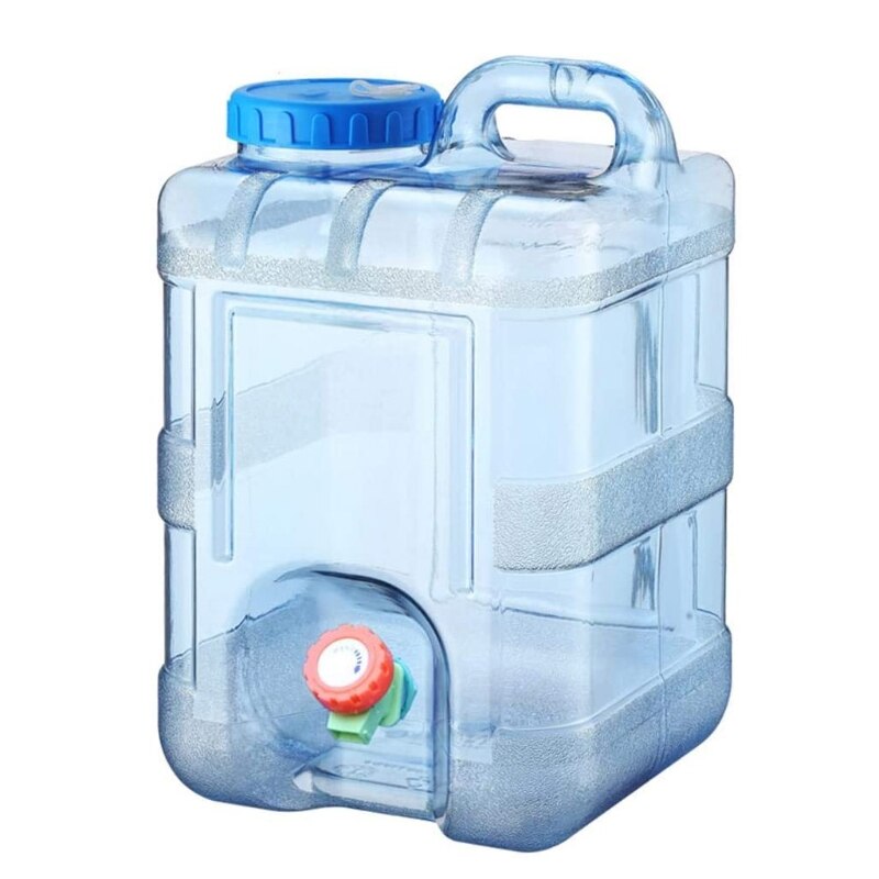 10L Outdoor Large Capacity Water Bucket Barrel Portable Camping Hiking Tank Container with Faucet
