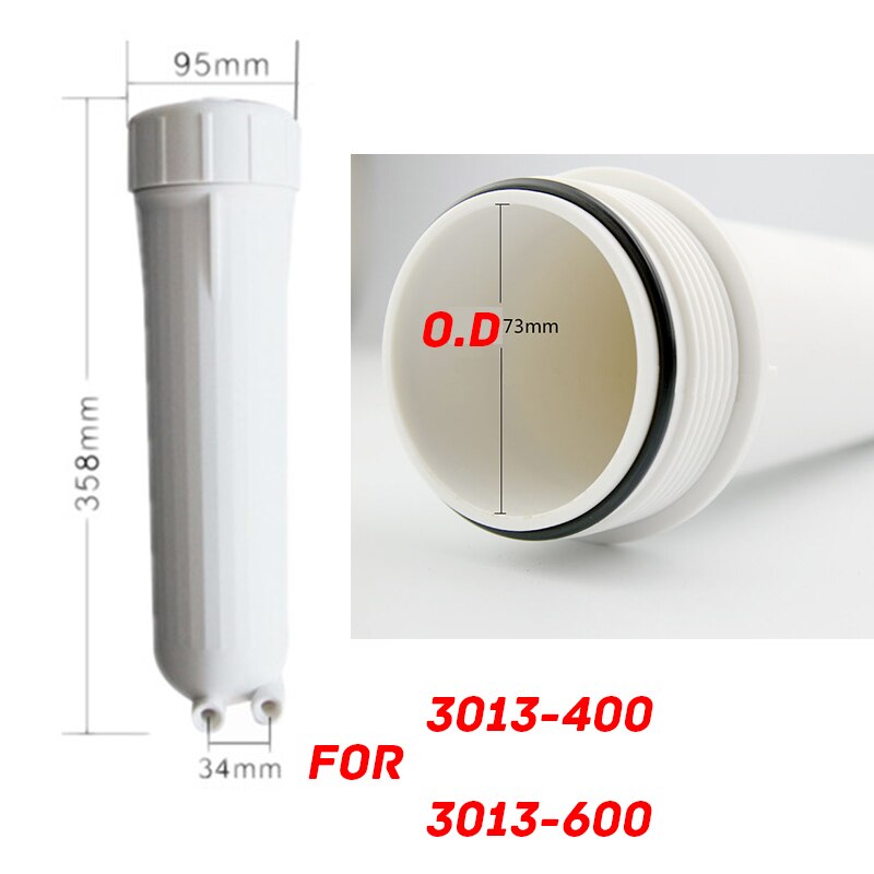 Wasser Filter Teile RO Membran Gehäbenutzen für 3013-400 gpd oder 3013-600gpd ro membran Komplett Mit Alle Armaturen Und Schlüssel