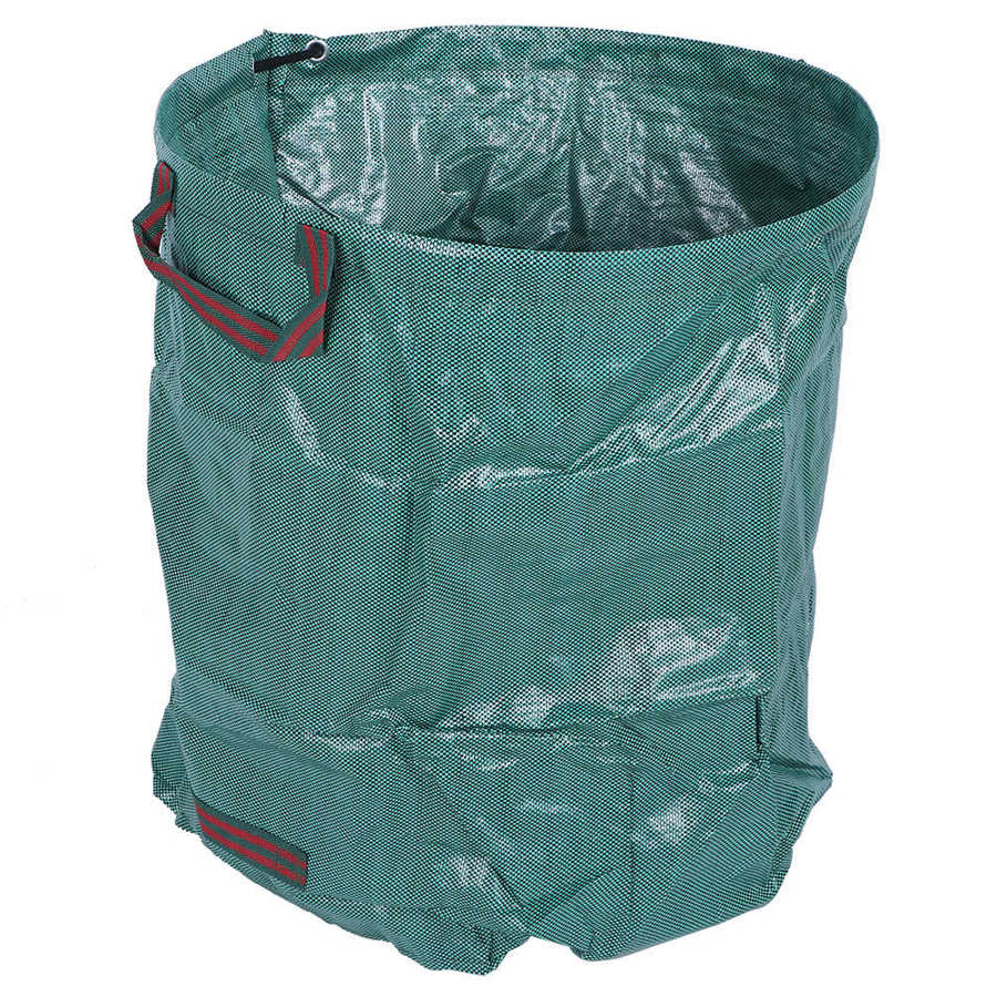 Para el baño accesorios de madera 2 uds 72 galones plantas de jardín flores bolsa de recolección bolsa de plantación de hojas de césped bolsa de almacenamiento de residuos