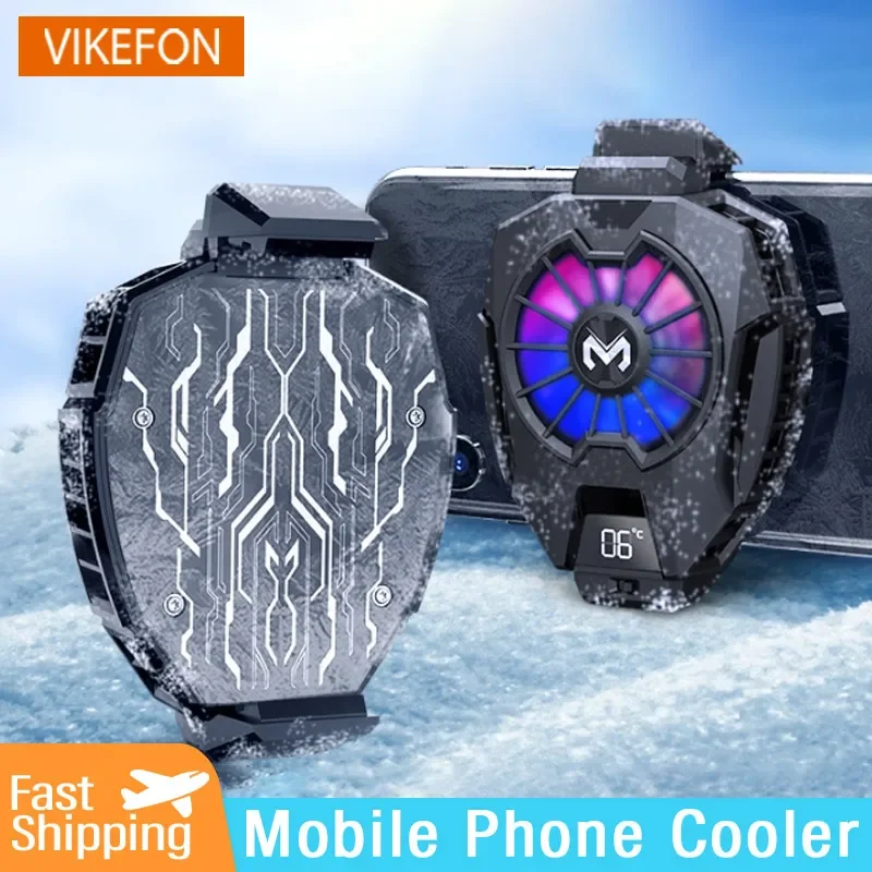 MEMO enfriador de teléfono móvil DL05, ventilador de refrigeración con abrazadera trasera, radiador para iPhone, sistema de refrigeración para juegos, teléfonos inteligentes, tabletas, disipador de calor frío