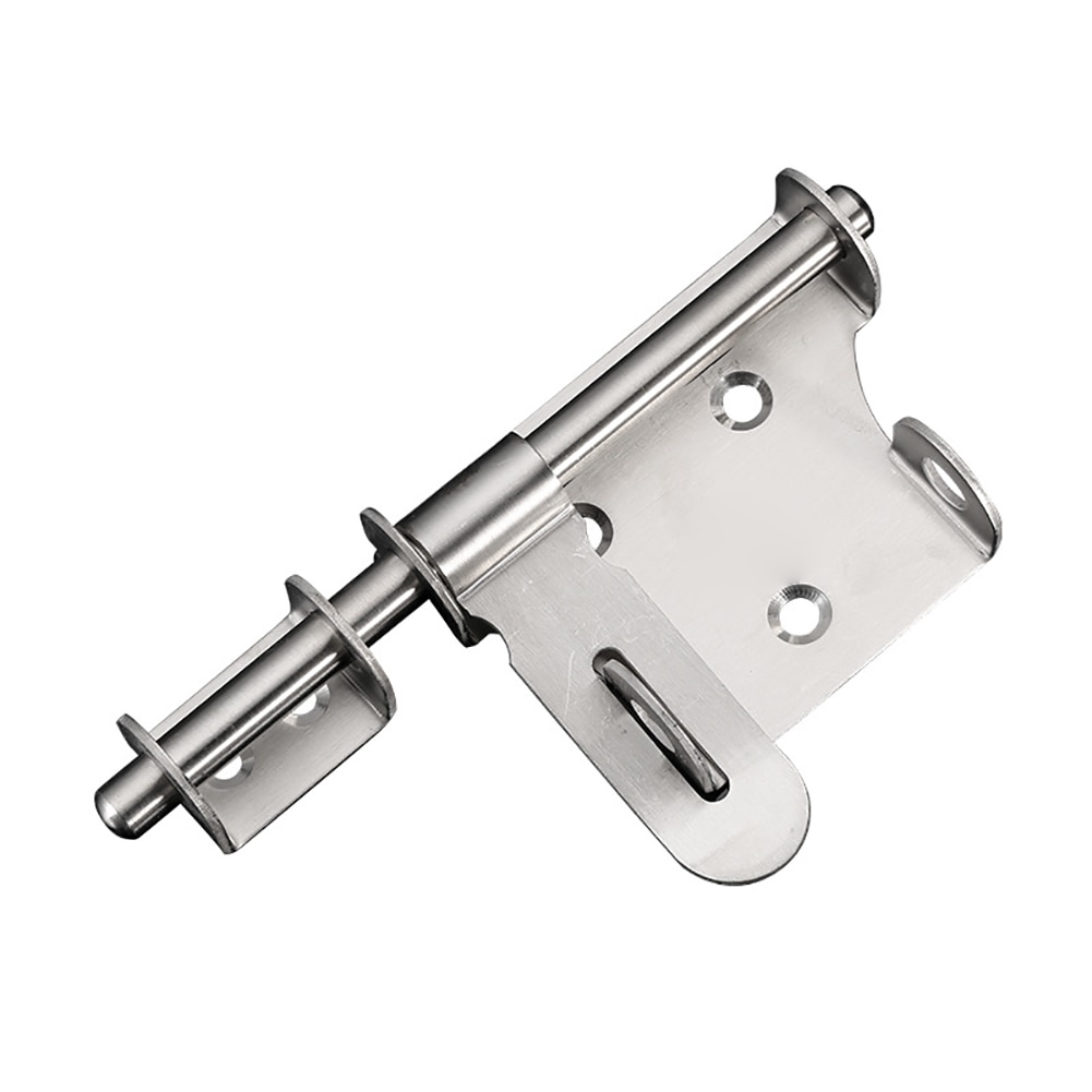 Staple Safety Hasp Hardware Anti-theft Door Latch Trumpet Home Durable Slide Bolt Stainless Steel Lock Practical Gate