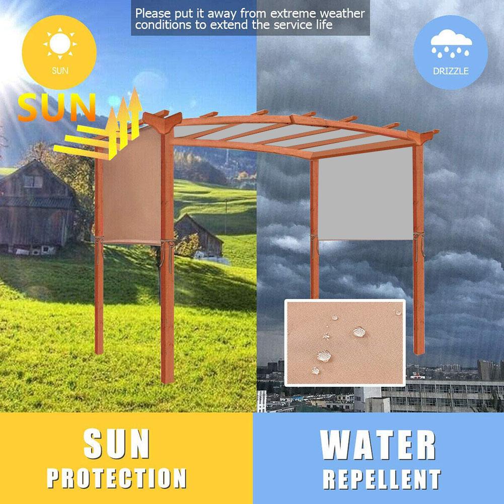 5.2*2m Awning Sun Shade Canopys Cover Sturdy Durable Replacement Awning for Pergola Structures Cover Only No Shelves FBS