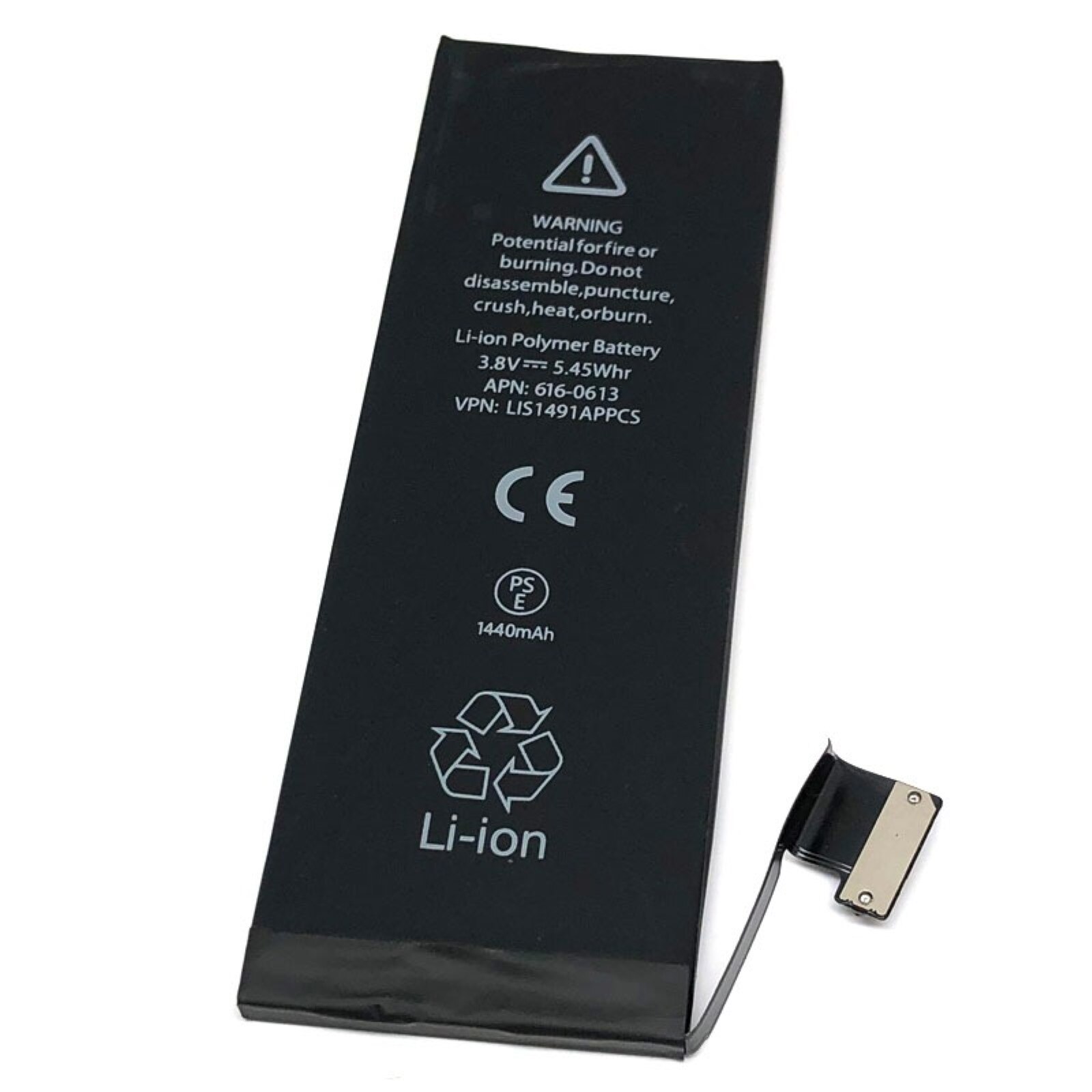 Bateria Para iPhone 5, 3.82V 1440Mah - Capacidad Original - Cero Ciclos