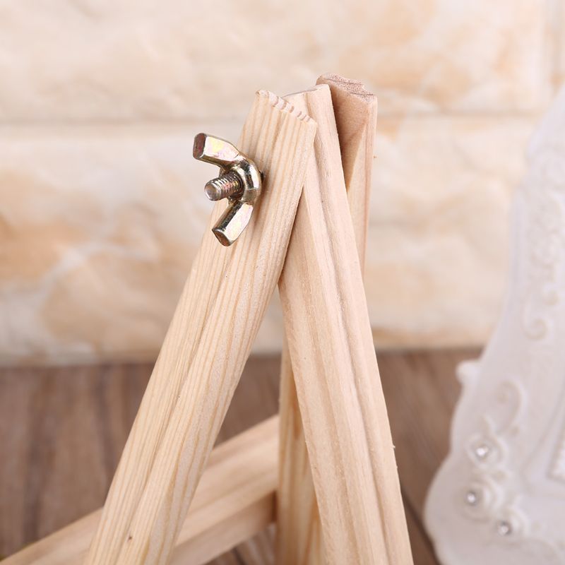 Caballete de mesa de madera para caballete de artista pintura artesanal soporte de madera para decoración para de boda suministros de arte niños herramientas de bricolaje accesorio