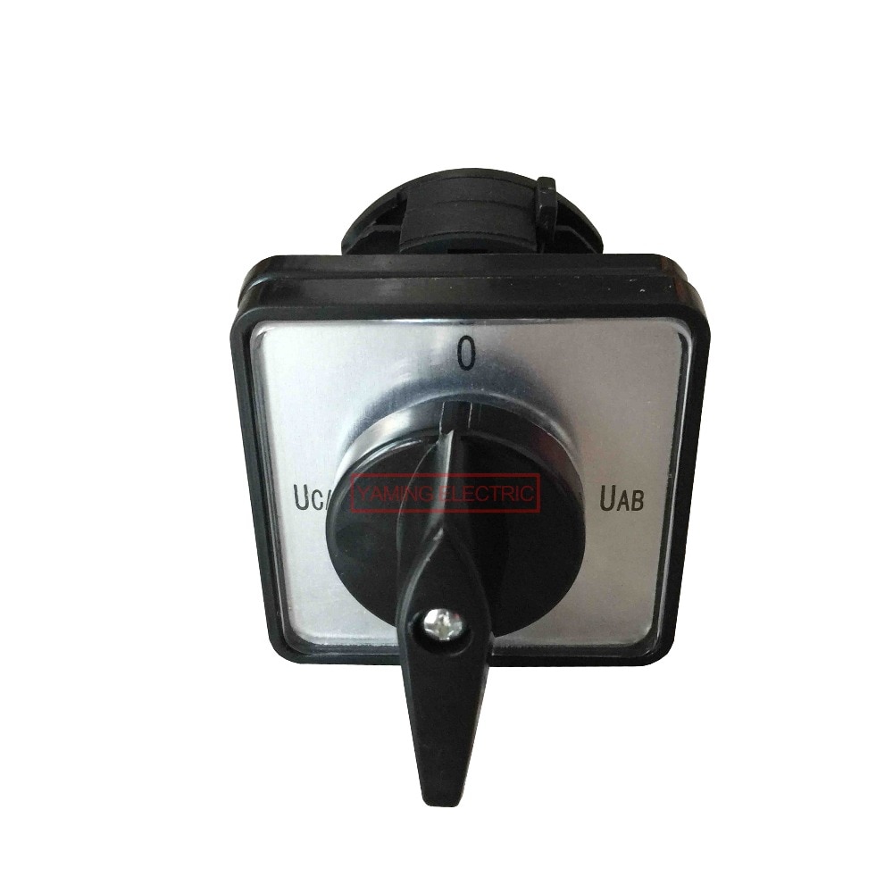 Yaming electric LW8-10YH2/2 10A 380V Universal Changeover Combination Switch Panel Mount 4 position voltage convert