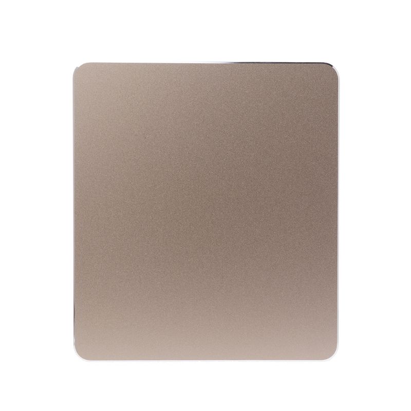 Aluminum Alloy Pad with Non-Slip Rubber Bottom Mouse Pad Anti slip Mousepad: Gold