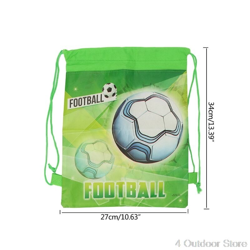 Fodboldopbevaringspose ikke-vævet stof løbebåndsport udendørs sport gym rygsæk  au26 20