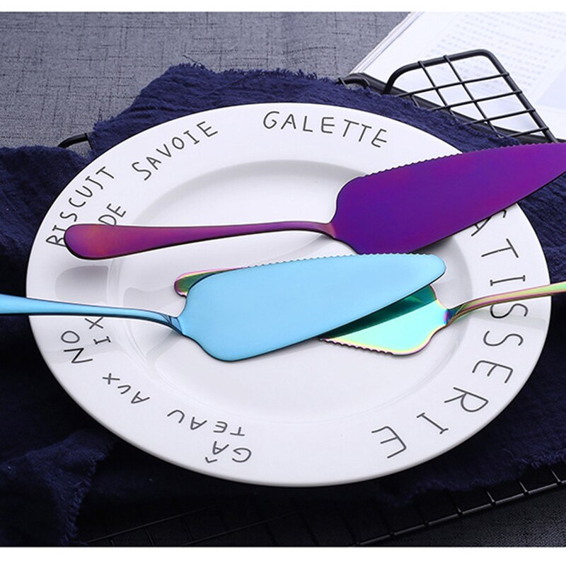 Cake Divider Mes Rvs Pie Cake Cutter Schop Westerse Cake Spatel Boter Mes Voor Pie/Pizza/Kaas/Gebak Server