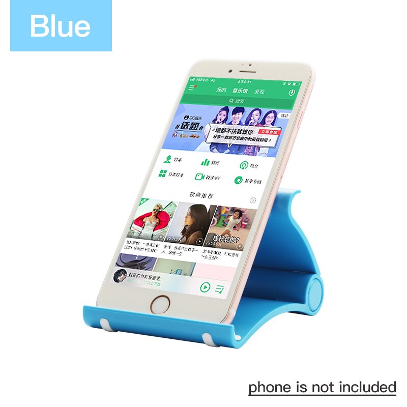 Vention Phone Holder Stand Mobile Smartphone for Tablet Stand iphone Desk Cell Phone Holder Stand Portable Moble Mobile Holder: Blue