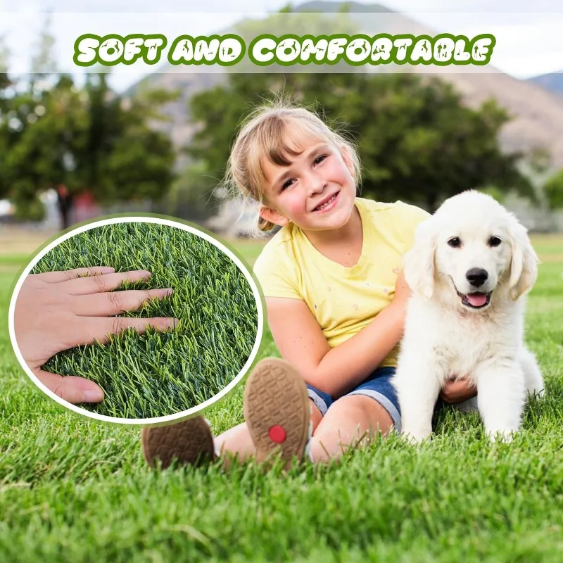 Erba per cani, grande toppa, erba artificiale per cani, prato sintetico per addestramento animali domestici, lavabile, perfetto per esterni, toilette portatile per animali domestici