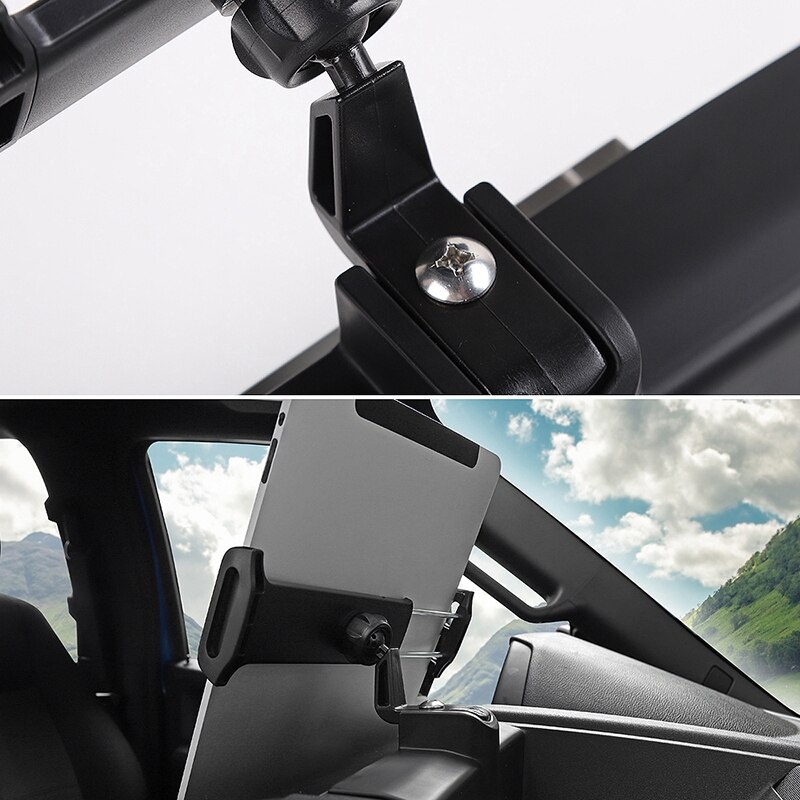 Bil interiör gps mobiltelefon pad hållare fäste mobiltelefon stativ klistermärke tillbehör bil styling för ford  f150 up