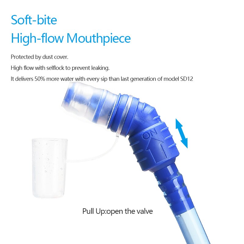 AONIJIE-Sac d&#39;hydratation pour la vessie avec fonction de rangement, modèle SD51, gilet avec réservoir d&#39;eau sans BPA, 1 l, 1,5 l, 2 l, 3l