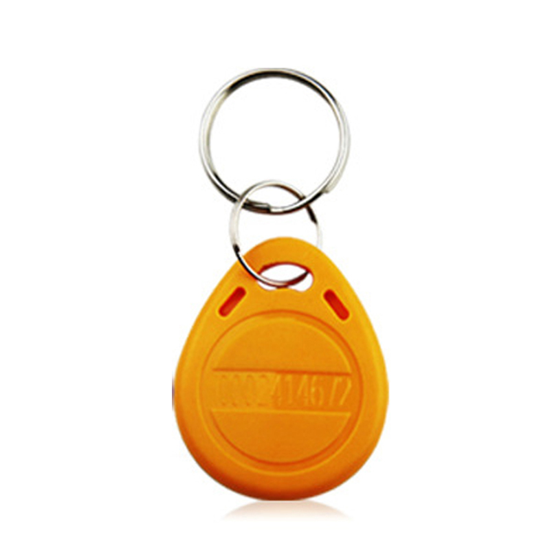 100pcs RFID Tag Access Control Card No.2 ID Keychain Community Access Card 125KHz Proximity Key Fob Access Control Smart Card: 100pcs orange