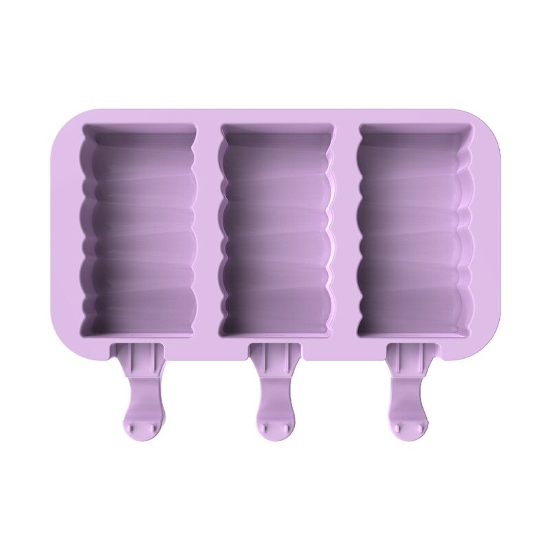 Silicone Reusable Popsicle Cakesicle Ice Cream Maker Mold Ice Pop Maker DIY Ice Cream Food Grade Cake Mold with 50 Wooden Sticks