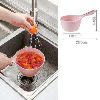 1 Uds cuchara de agua de plástico para cocina cuchara para agua y baño cuchara para agua cuchara para la ducha cuchara de agua utensilios de cocina herramientas: pink