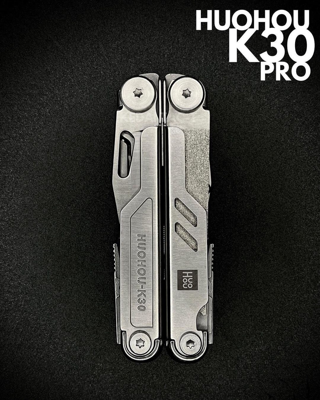 XIAOMI-cerradura de seguridad multifuncional HuoHou K30 Pro Knife18-in-1, destornillador Phillips/ranurado/gafas, acero inoxidable 7Cr17