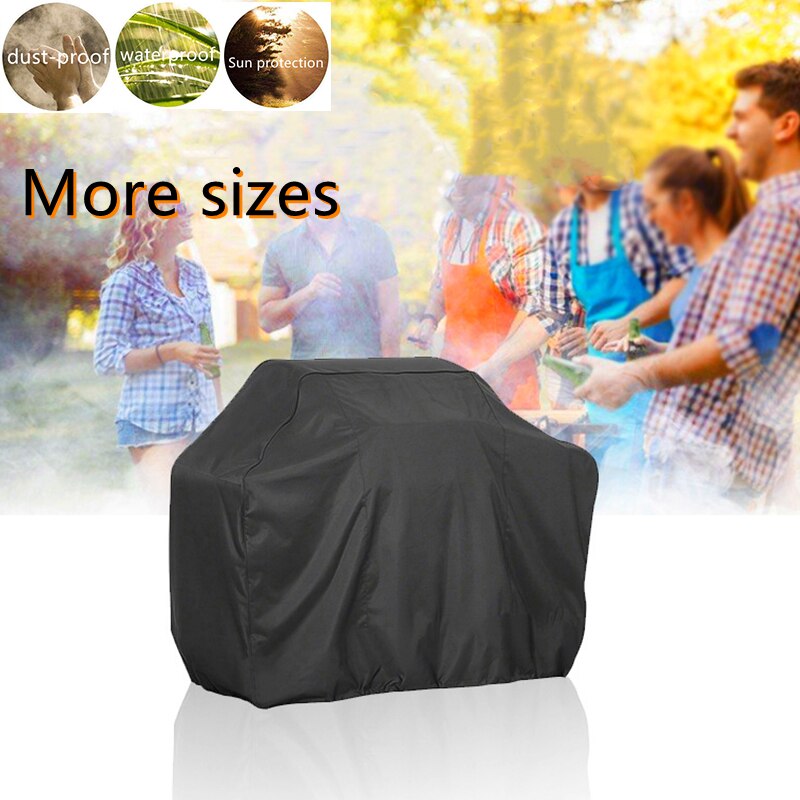 BBQ Cover Waterproof Grill Accessories Barbecue Covers for Weber Gas Large Barbeque UV Outdoor Garden
